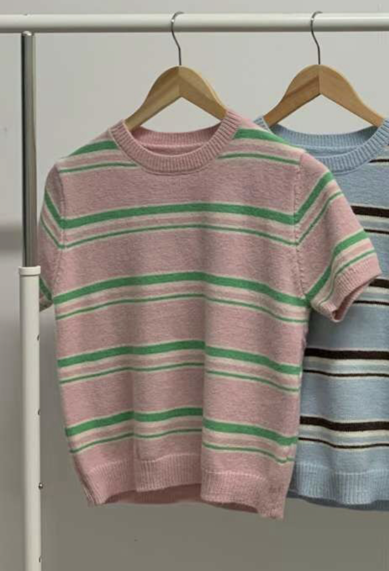 TDOUBLEJ東大門㊣直郵女士新品人氣職業熱賣休閑針織衫條紋TDOUBLEJ針織衫圖色1