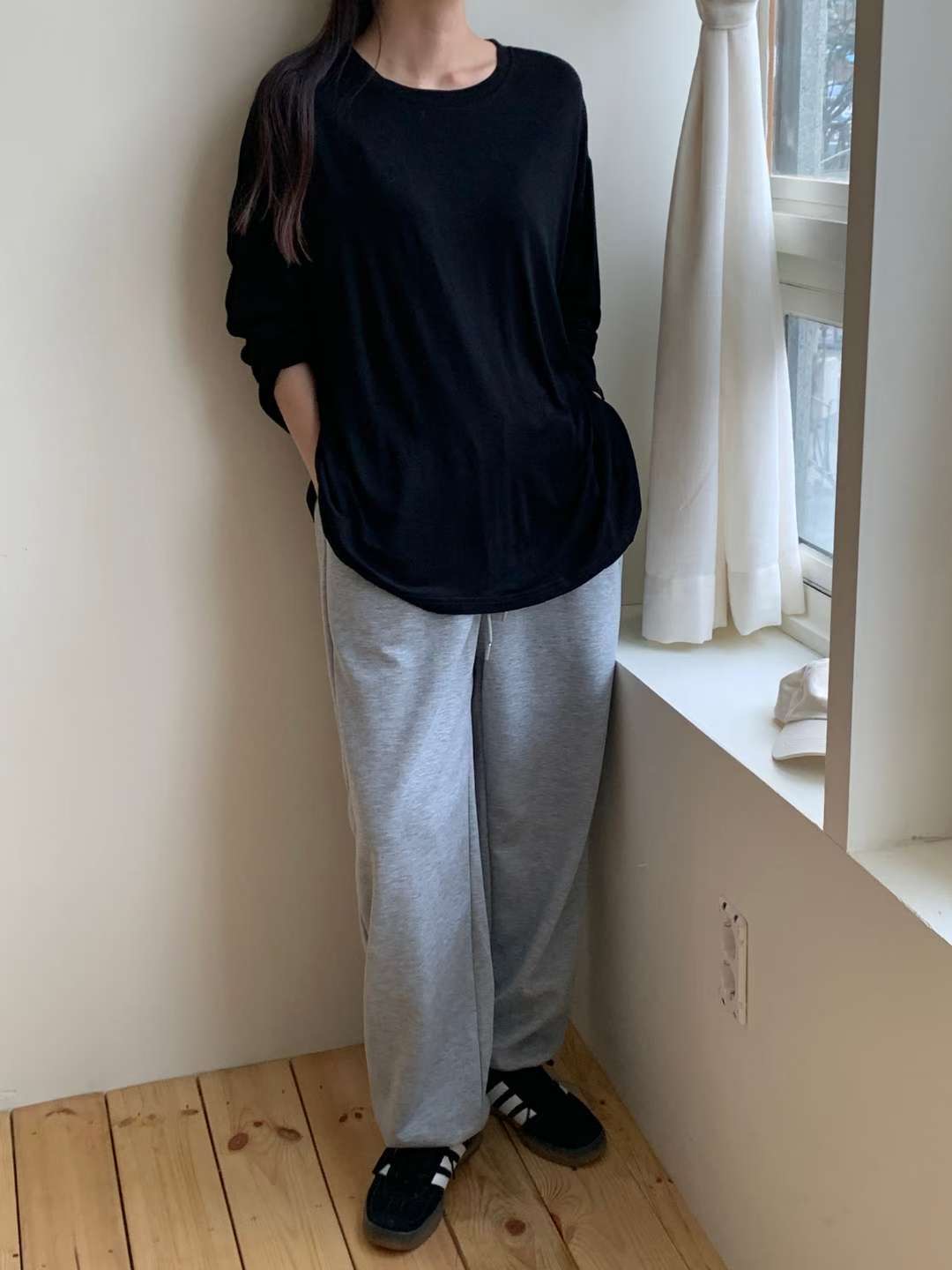 TDOUBLEJ東大門㊣代購女士新品職業熱賣人氣休閑25秋冬長袖T恤TDOUBLEJ長袖T恤圖色4