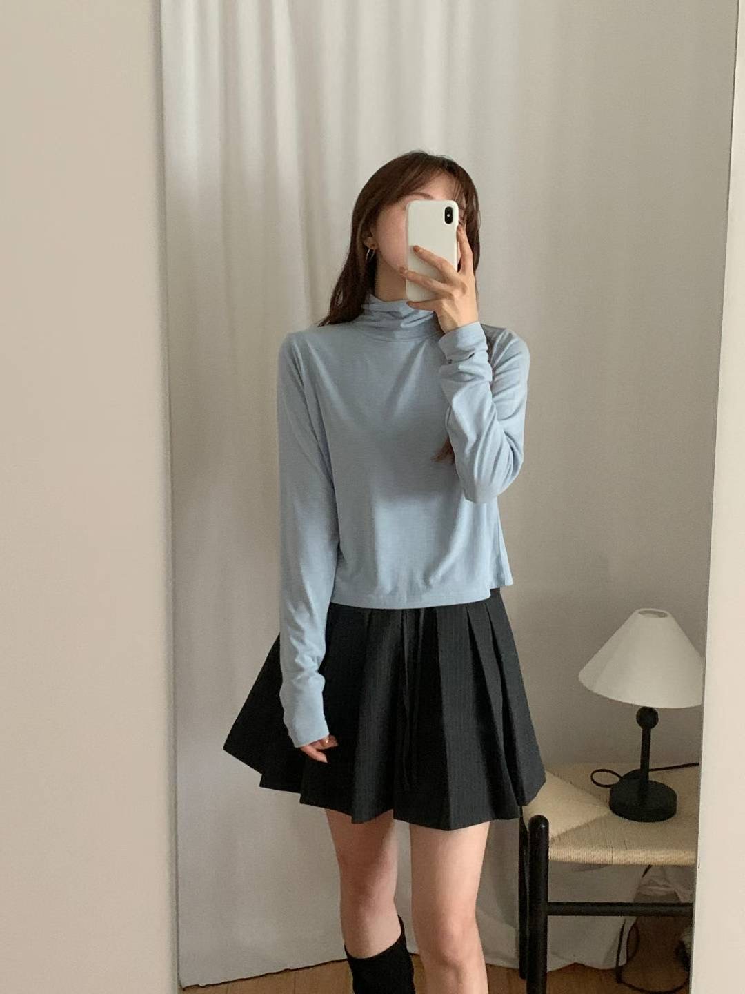 TDOUBLEJ韓國直郵㊣女士新品推薦職業休閑時尚熱賣25秋冬長袖T恤TDOUBLEJ長袖T恤圖色2