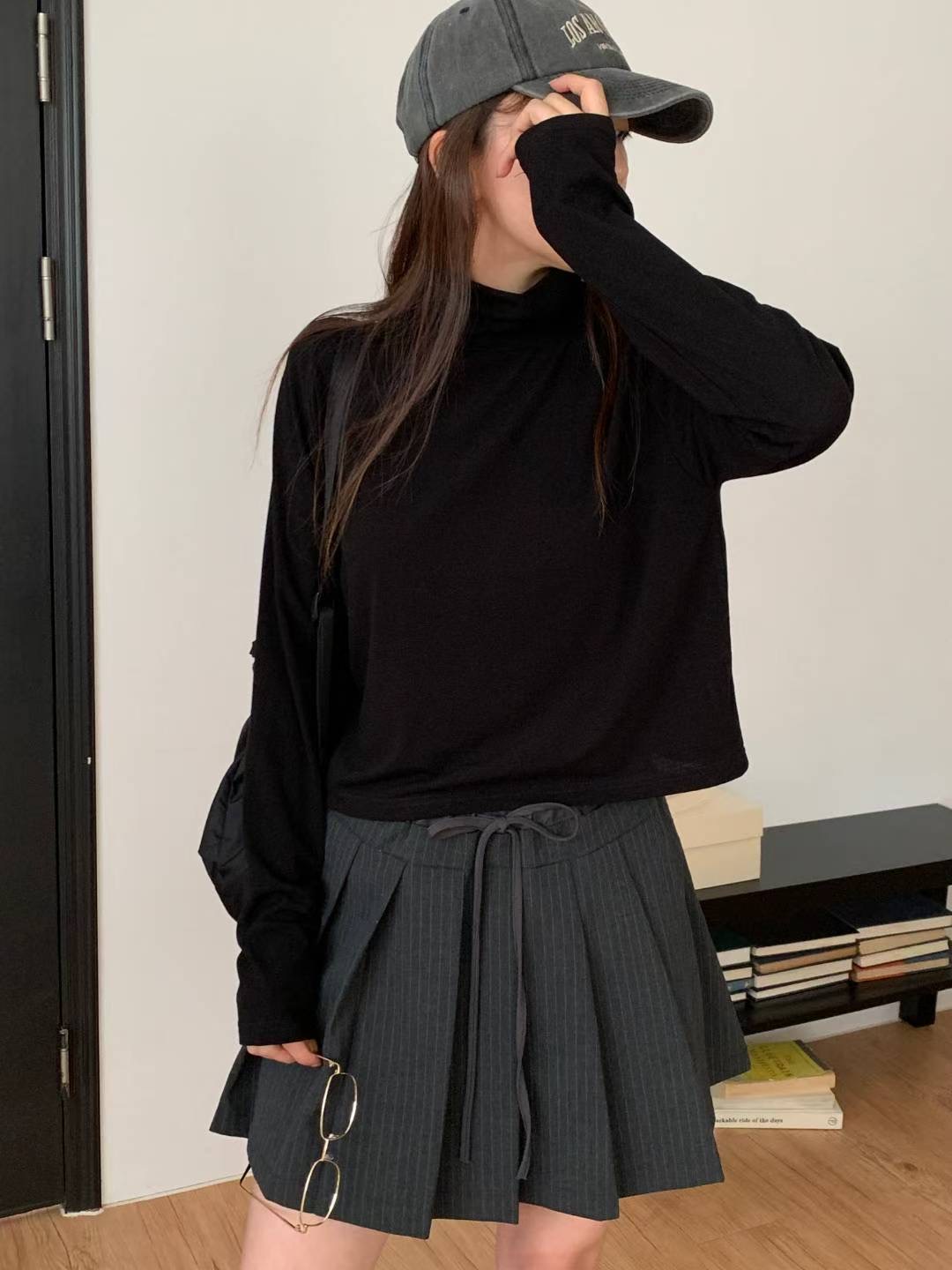 TDOUBLEJ韓國直郵㊣女士新品推薦職業休閑時尚熱賣25秋冬長袖T恤TDOUBLEJ長袖T恤圖色3