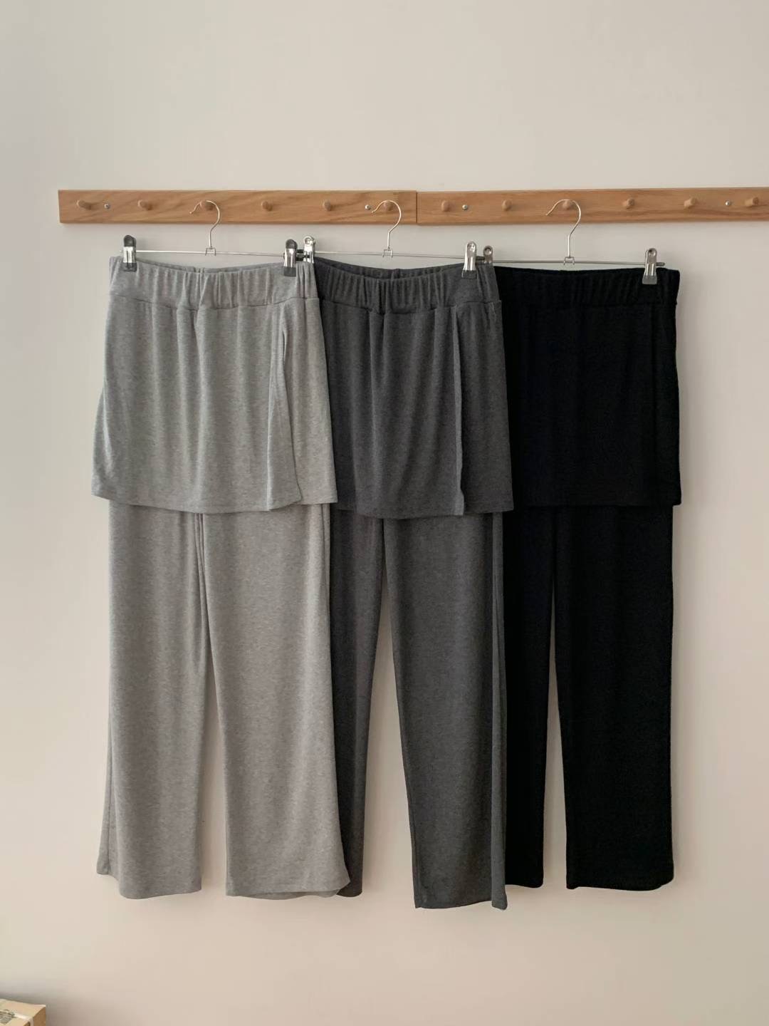 TDOUBLEJ東大門㊣代購女士新款25秋冬時尚休閑推薦人氣裙褲TDOUBLEJ裙褲