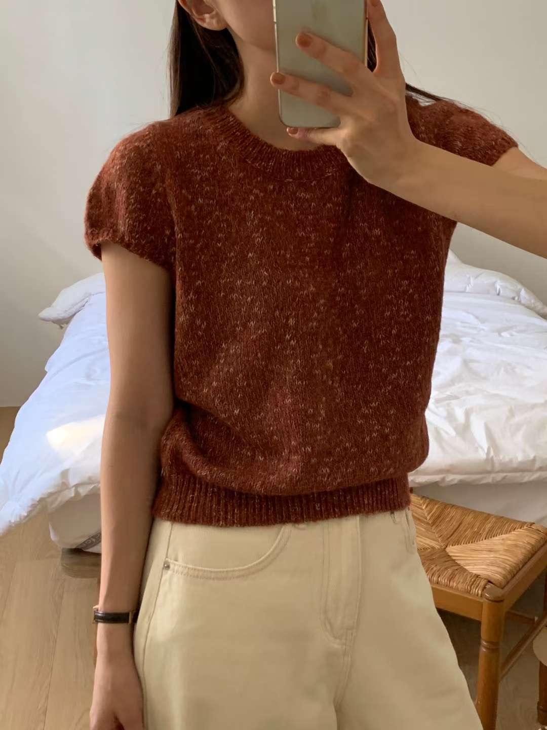 TDOUBLEJ東大門㊣代購女裝新款25秋冬休閑人氣推薦熱賣針織衫TDOUBLEJ針織衫圖色3