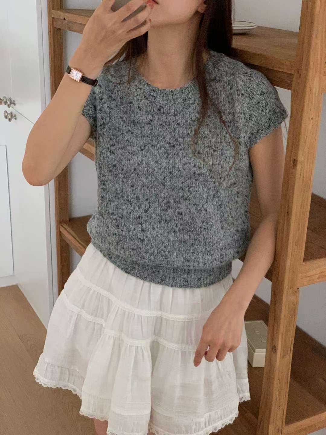 TDOUBLEJ東大門㊣代購女裝新款25秋冬休閑人氣推薦熱賣針織衫TDOUBLEJ針織衫圖色4