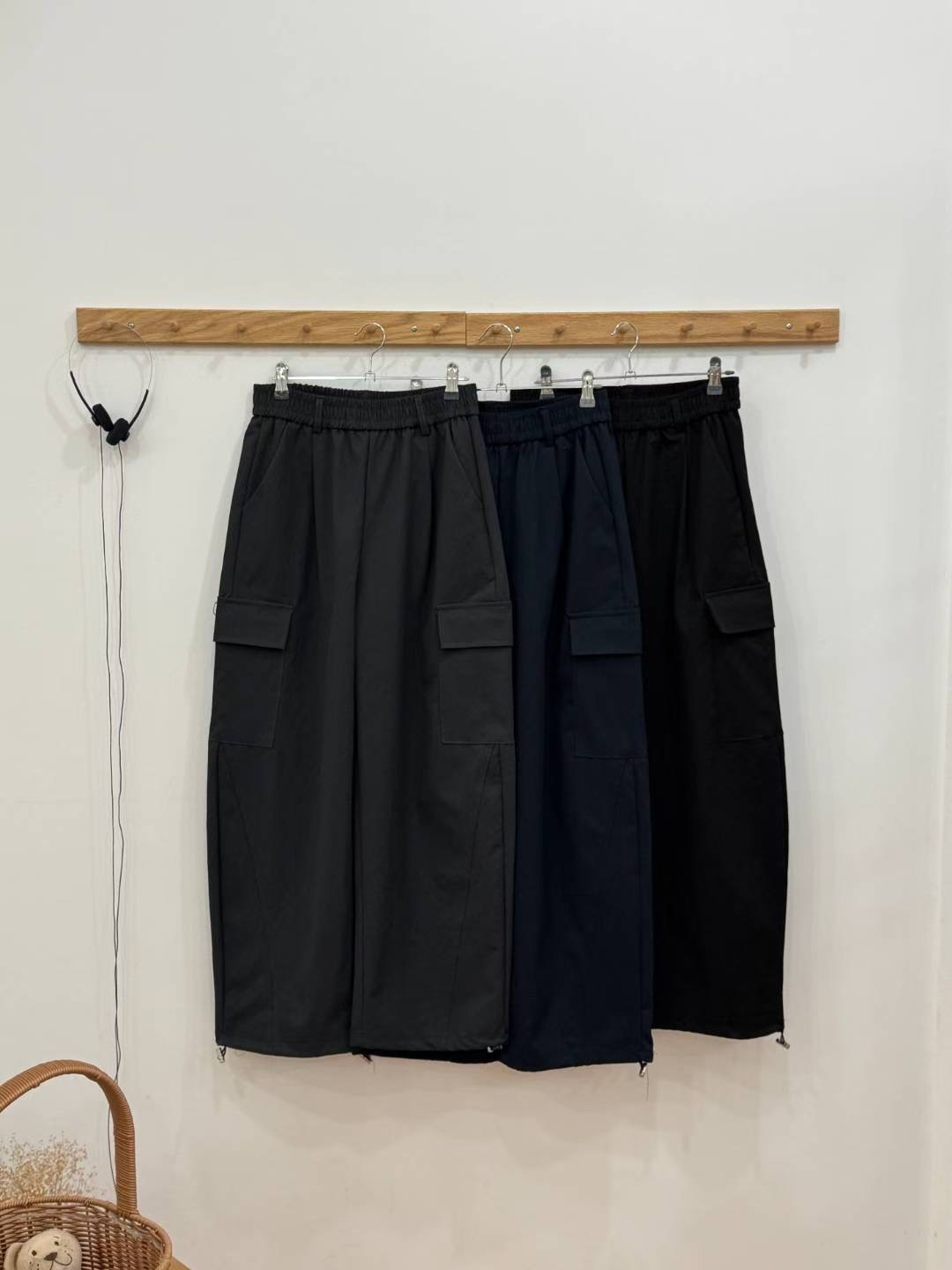 TDOUBLEJ東大門㊣代購女裝新款職業人氣熱賣推薦休閑褲口袋TDOUBLEJ休閑褲圖色2左二色