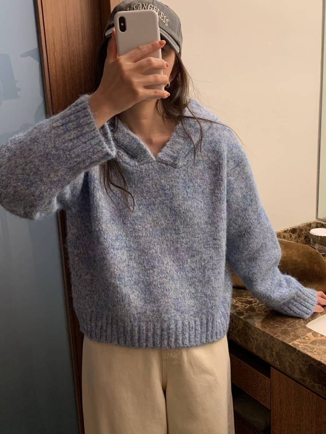 TDOUBLEJ東大門㊣代購女裝新品推薦熱賣25秋冬時尚人氣針織衫TDOUBLEJ針織衫圖色3