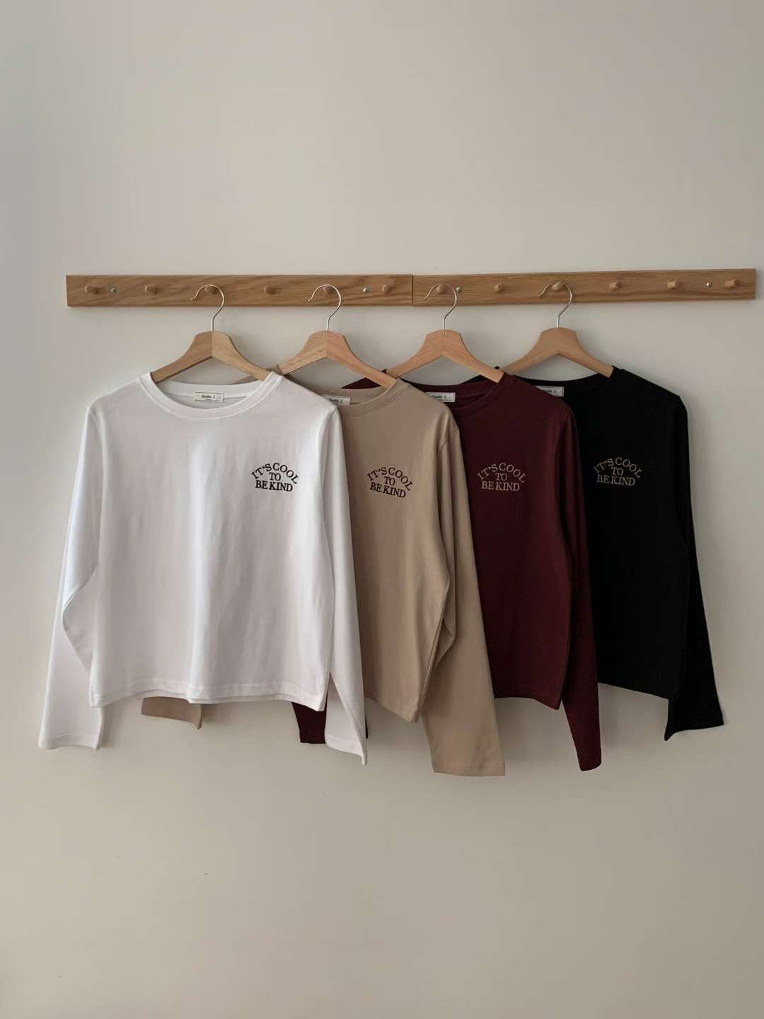 TDOUBLEJ東大門㊣代購女裝新款推薦休閑職業25秋冬人氣長袖T恤TDOUBLEJ長袖T恤