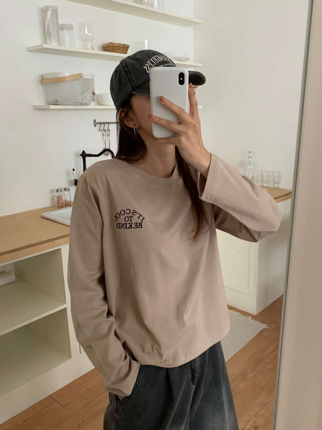 TDOUBLEJ東大門㊣代購女裝新款推薦休閑職業25秋冬人氣長袖T恤TDOUBLEJ長袖T恤圖色2