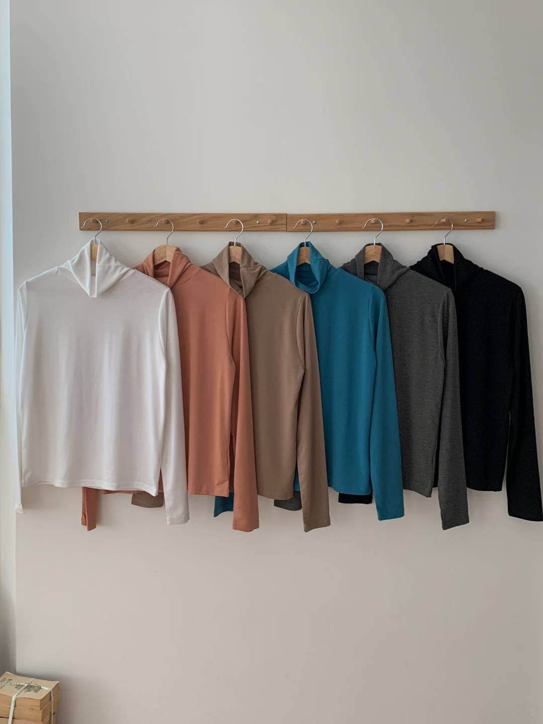 TDOUBLEJ東大門㊣實拍女裝新款熱賣時尚人氣長袖T恤不含披肩TDOUBLEJ長袖T恤圖色4左四色