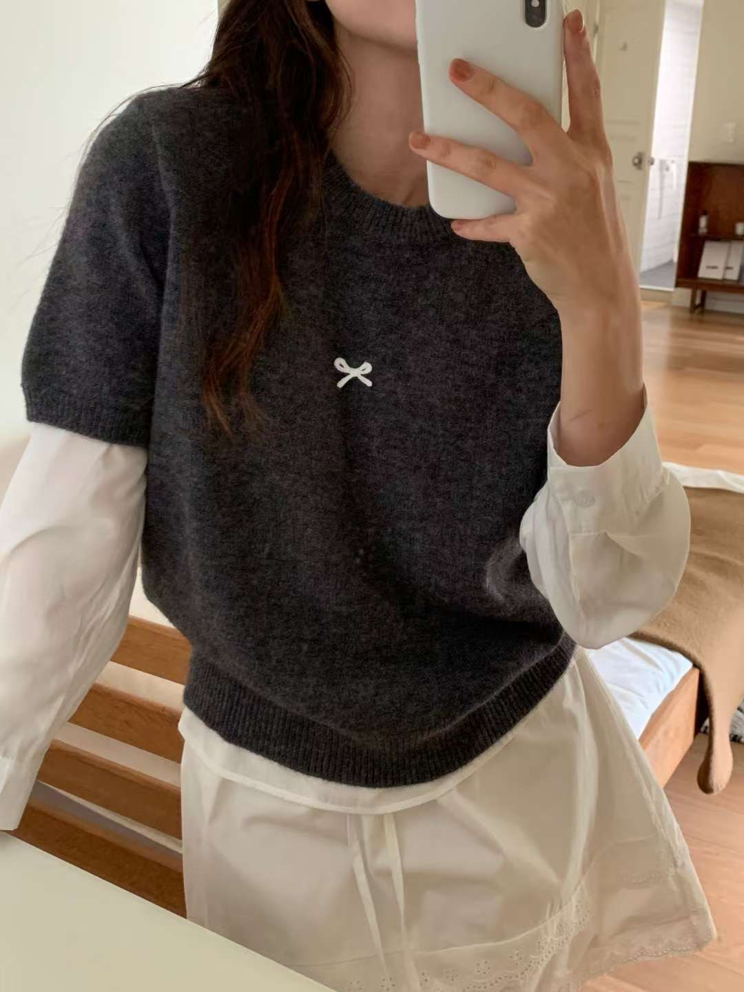 TDOUBLEJ東大門㊣直郵女裝新款職業時尚人氣推薦25秋冬針織衫TDOUBLEJ針織衫圖色1