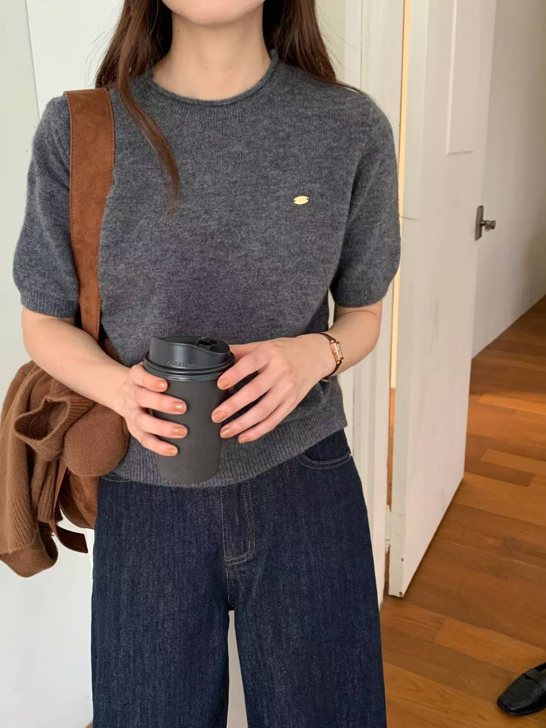 TDOUBLEJ東大門㊣直郵女士新品25秋冬職業人氣時尚熱賣針織衫TDOUBLEJ針織衫圖色6