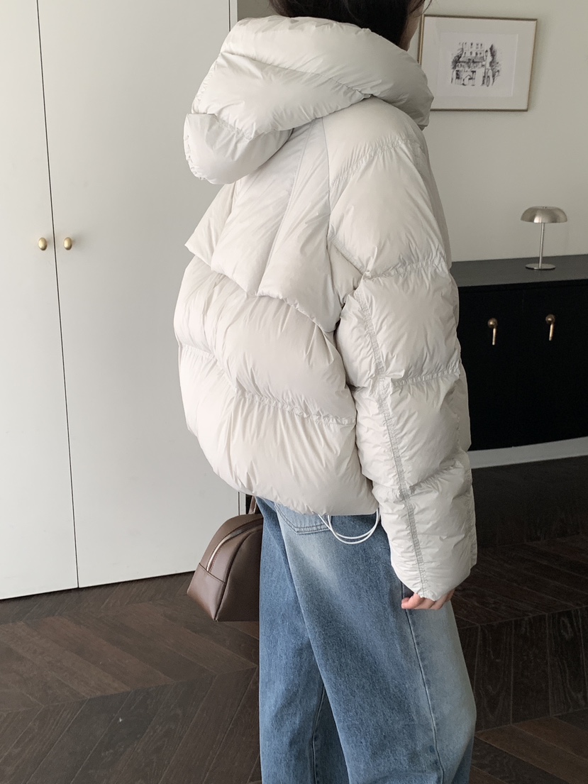 A P-STUDIO韓國代購㊣女士新品休閑時尚人氣短款羽絨服兜帽A P-STUDIO短款羽絨服