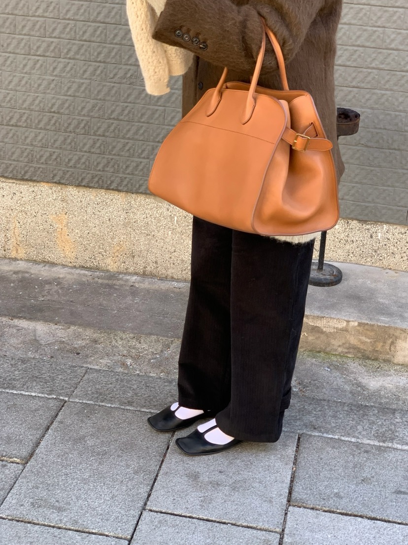 A Flan東大門㊣代購女士新品時尚休閑職業25秋冬休閑褲燈芯絨A:FLAN EDITION休閑褲