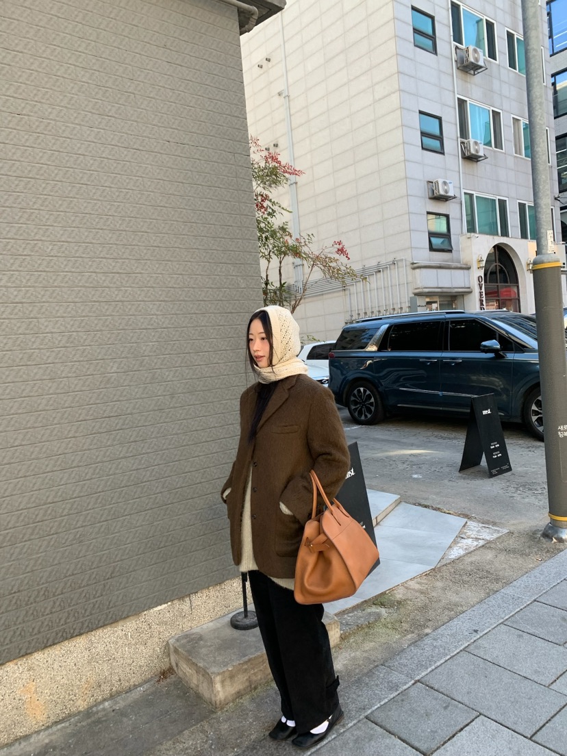 A Flan東大門㊣代購女士新品時尚休閑職業25秋冬休閑褲燈芯絨A:FLAN EDITION休閑褲