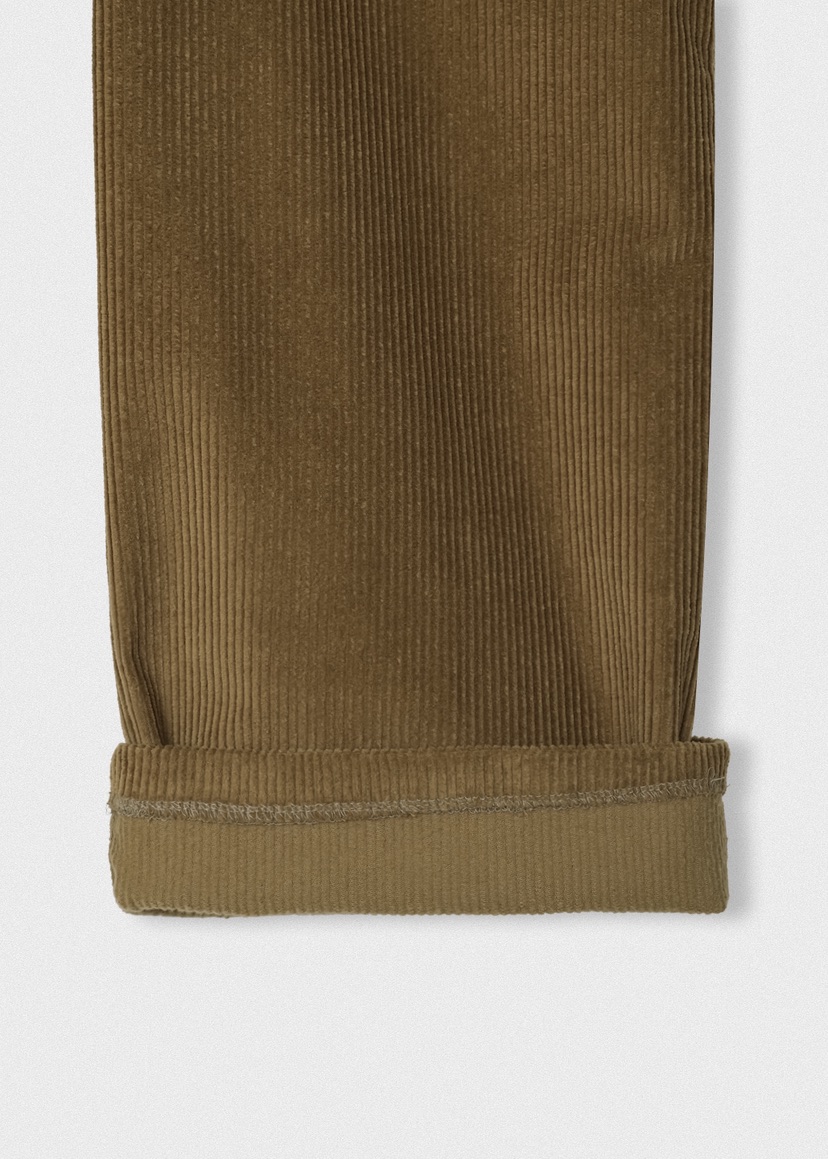 A Flan東大門㊣代購女士新品時尚休閑職業25秋冬休閑褲燈芯絨A:FLAN EDITION休閑褲