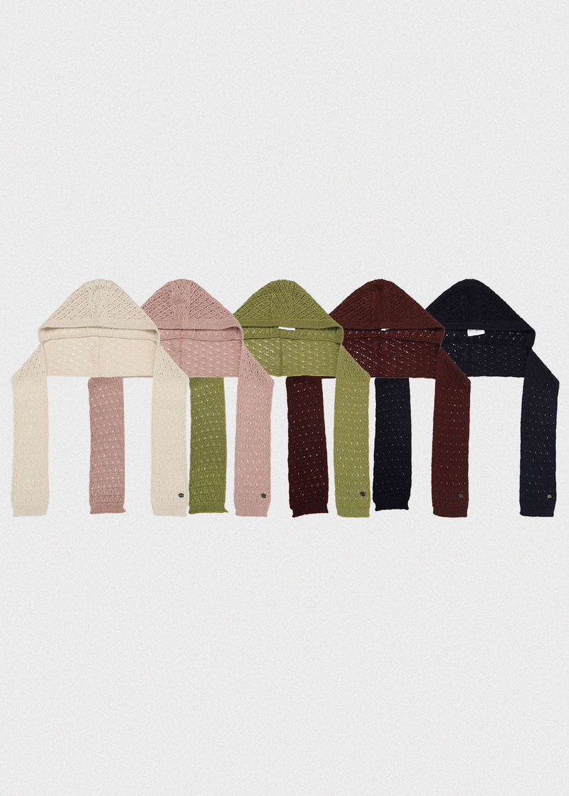 A Flan韓國代購㊣女士新款人氣職業推薦休閑時尚帽子圍巾連帽A:FLAN EDITION帽子