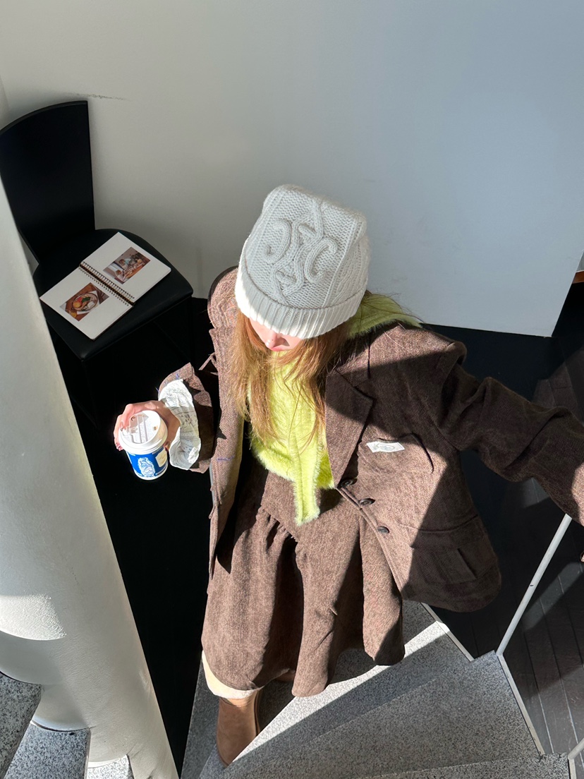 ZEROZERO韓國代購㊣女士新款時尚職業真品休閑長裙復古喇叭ZEROZERO長裙