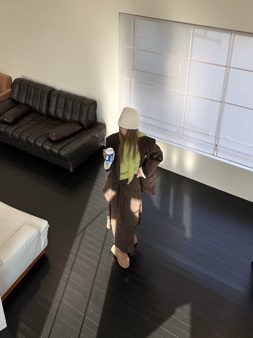 ZEROZERO韓國代購㊣女士新款時尚職業真品休閑長裙復古喇叭ZEROZERO長裙