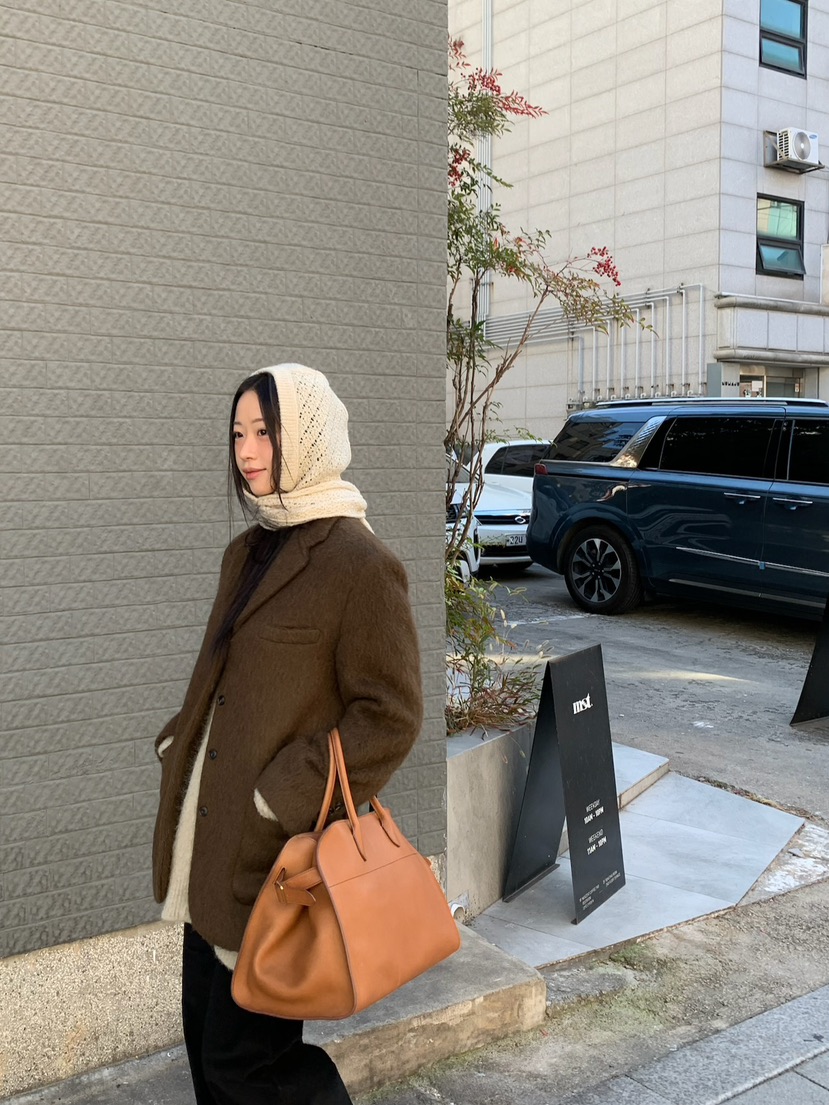 A Flan韓國代購㊣女士新款推薦真品職業人氣25秋冬針織衫開衫A:FLAN EDITION針織衫