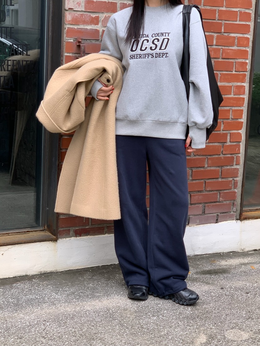 A Flan東大門㊣實拍女裝新款真品推薦25秋冬休閑熱賣時尚衛衣A:FLAN EDITION衛衣