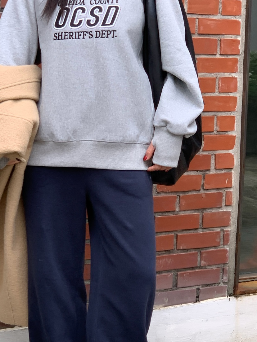 A Flan東大門㊣實拍女裝新款真品推薦25秋冬休閑熱賣時尚衛衣A:FLAN EDITION衛衣