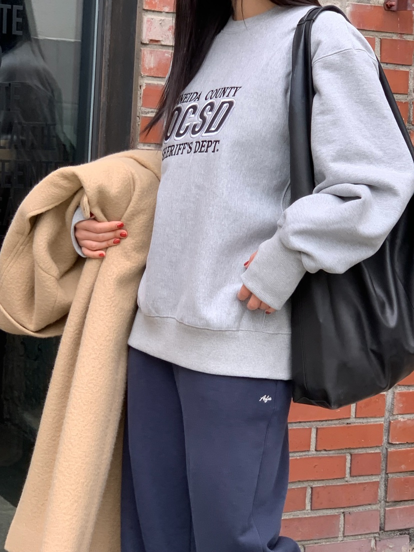 A Flan東大門㊣實拍女裝新款真品推薦25秋冬休閑熱賣時尚衛衣A:FLAN EDITION衛衣