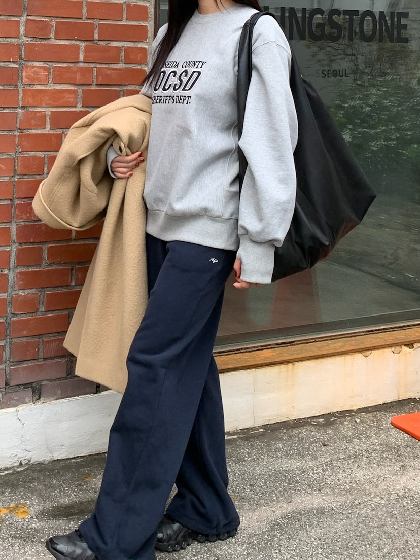 A Flan東大門㊣實拍女裝新款真品推薦25秋冬休閑熱賣時尚衛衣A:FLAN EDITION衛衣