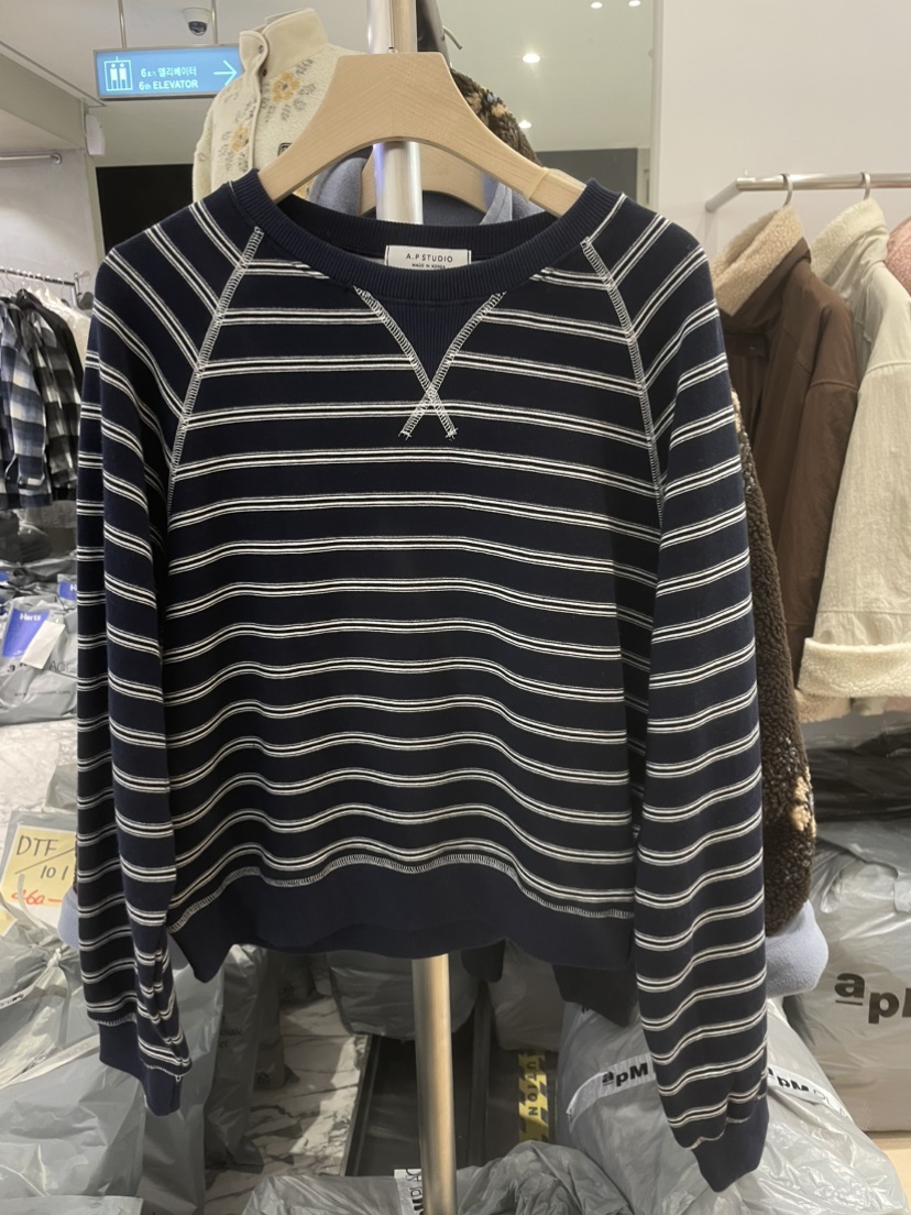 A P-STUDIO東大門㊣代購女裝新款時尚熱賣休閑職業25秋冬衛衣A P-STUDIO衛衣圖色1