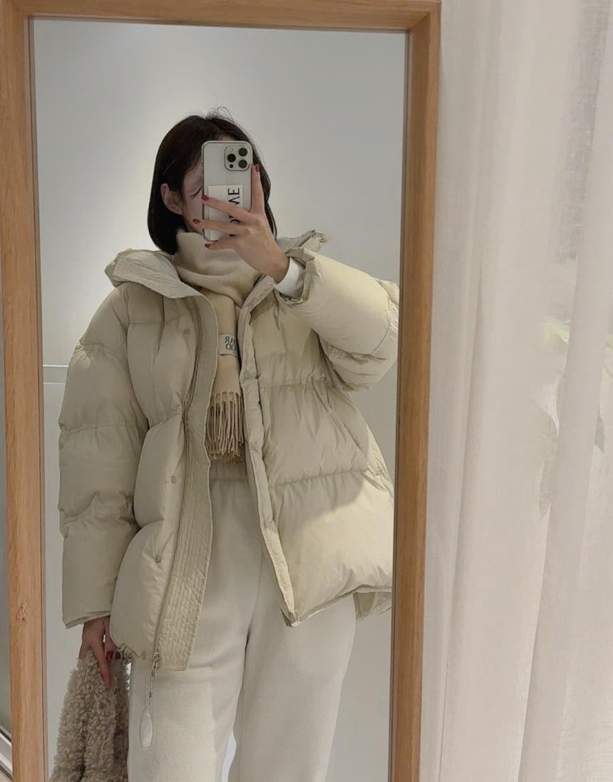 A P-STUDIO東大門㊣代購女士新品25秋冬職業推薦短款羽絨服A P-STUDIO短款羽絨服