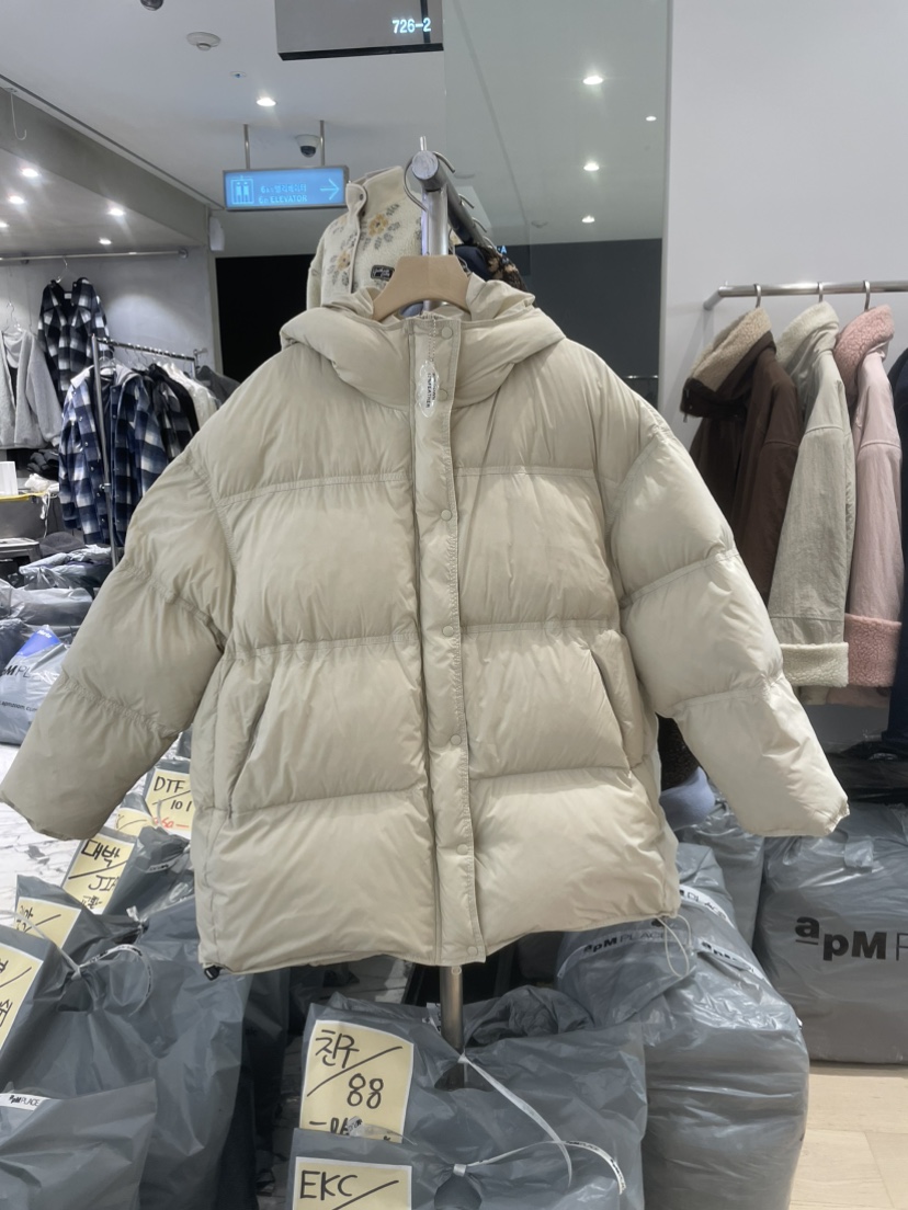 A P-STUDIO東大門㊣代購女士新品25秋冬職業推薦短款羽絨服A P-STUDIO短款羽絨服圖色1