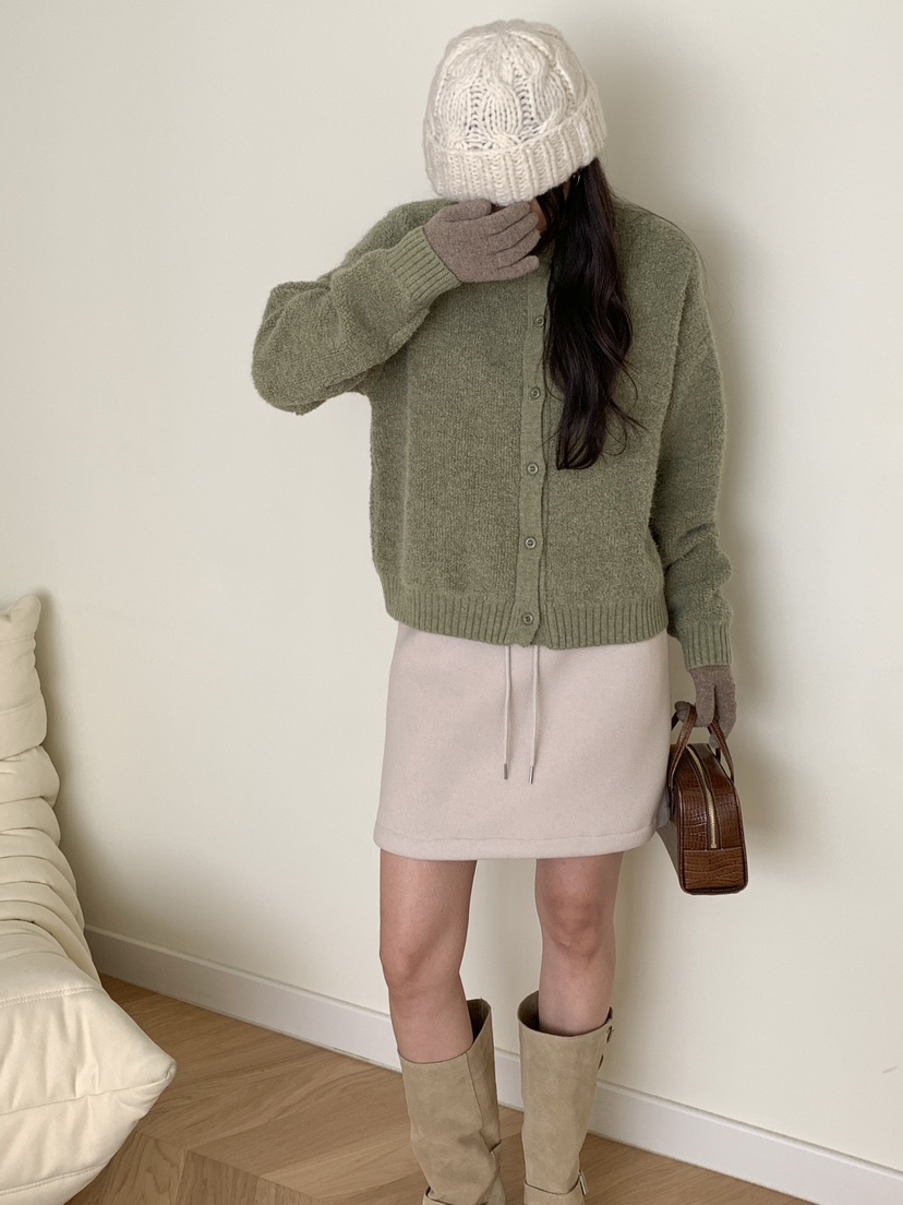 A P-STUDIO東大門㊣實拍女裝新款推薦人氣休閑25秋冬針織衫A P-STUDIO針織衫