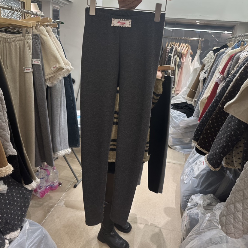 ARANCIA韓國代購㊣女士新款人氣時尚休閑25秋冬打底褲鯊魚褲ARANCIA打底褲/鯊魚褲圖色1墨色