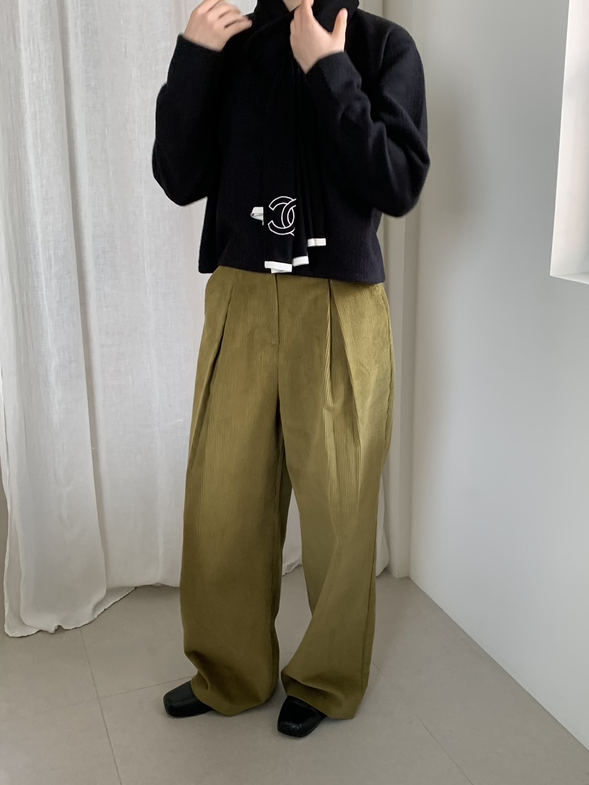 LOVE MY SANTA東大門㊣代購女裝新品真品推薦職業時尚休閑褲Santa/LOVE MY SANTA休閑褲圖色1