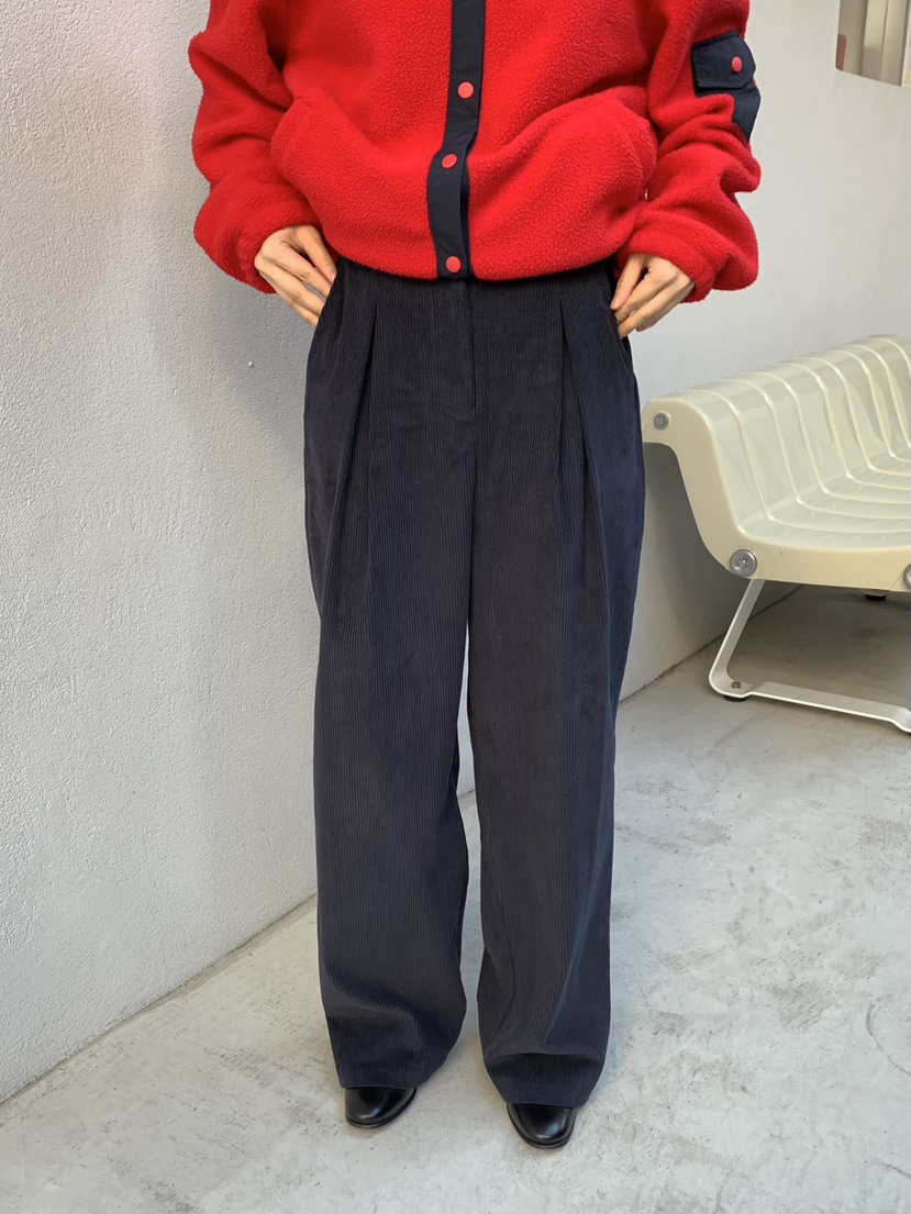 LOVE MY SANTA東大門㊣代購女裝新品真品推薦職業時尚休閑褲Santa/LOVE MY SANTA休閑褲圖色3藏藍