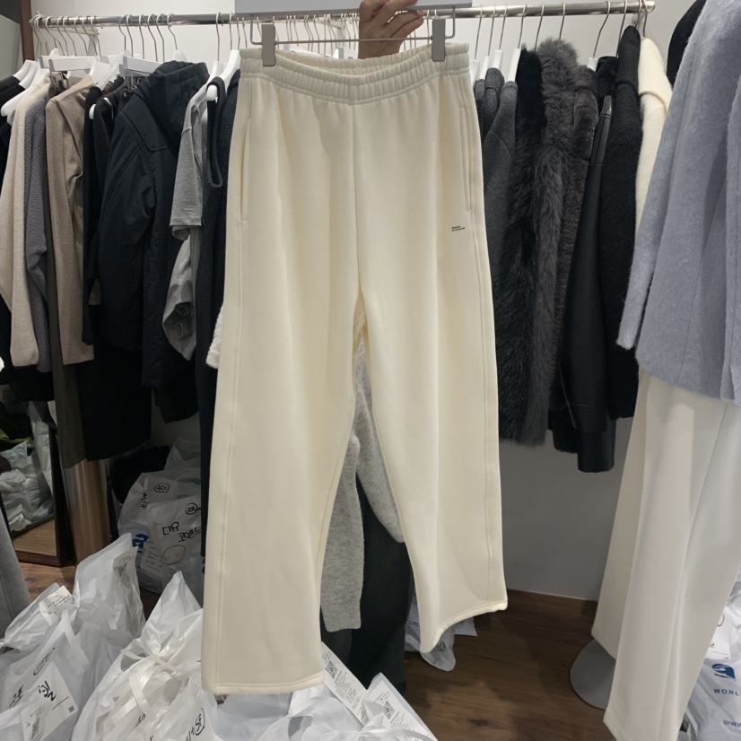 UNDERSTANDING東大門㊣代購女裝新品時尚25秋冬休閑褲加絨抓絨UNDERSTANDING休閑褲圖色3