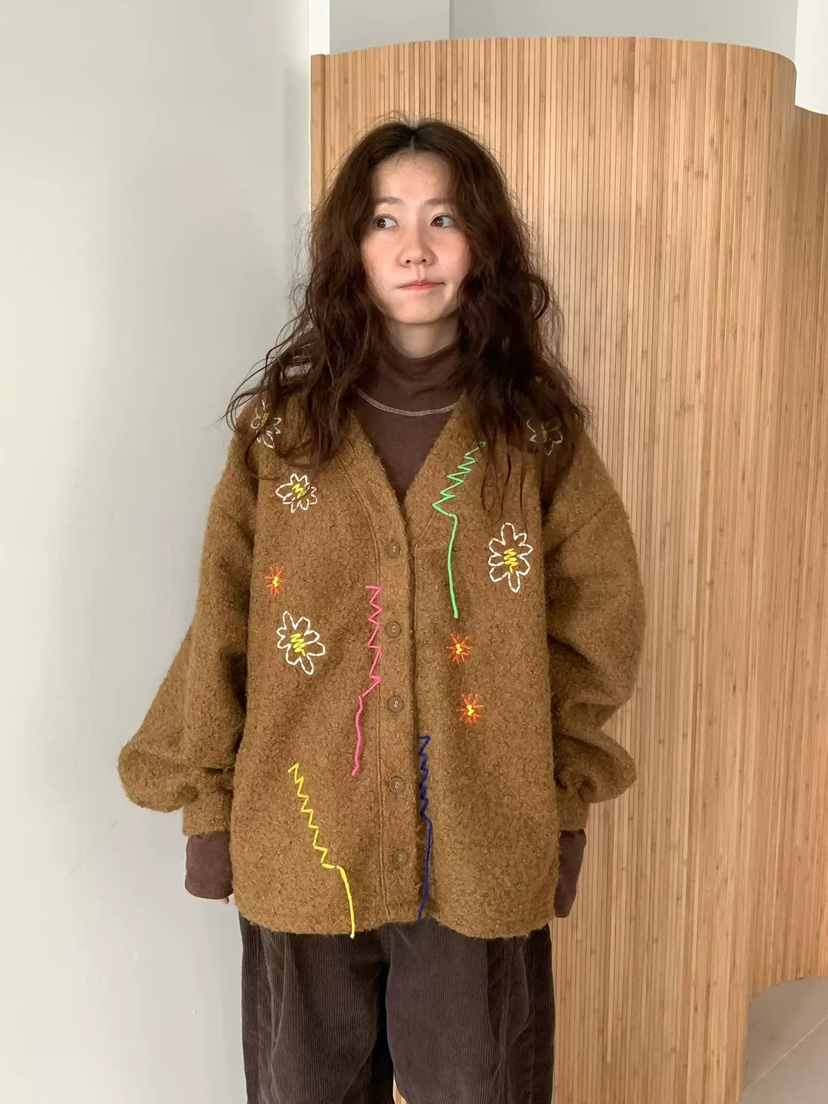 VENTI東大門㊣直郵女裝新款推薦熱賣時尚人氣真品休閑夾克刺繡VENTI夾克圖色1