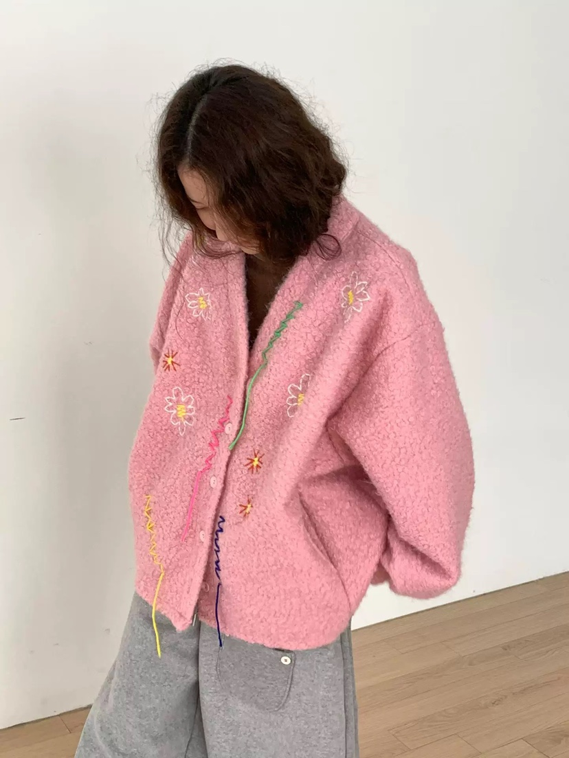 VENTI東大門㊣直郵女裝新款推薦熱賣時尚人氣真品休閑夾克刺繡VENTI夾克圖色3