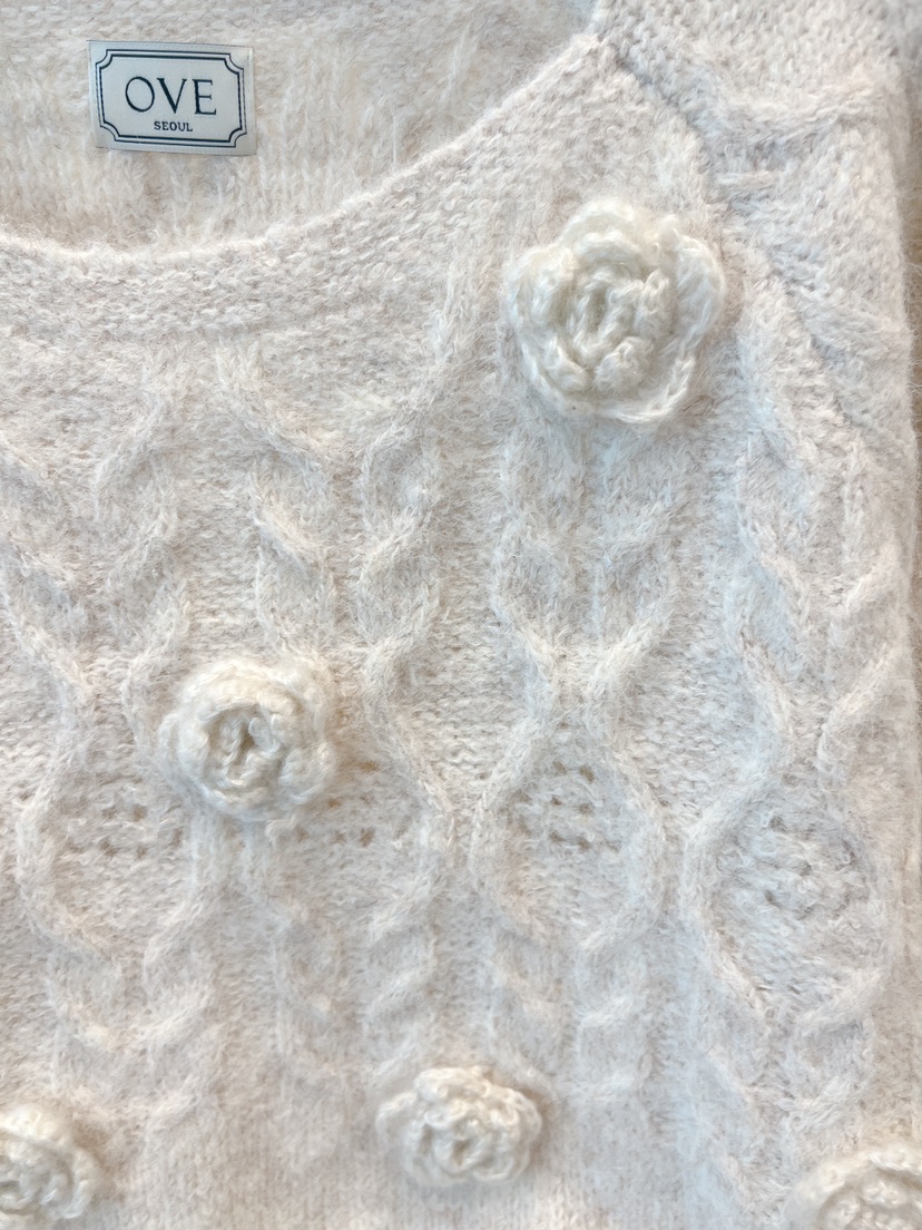 OVE東大門㊣代購女裝新款25秋冬休閑推薦職業時尚真品針織衫OVE針織衫