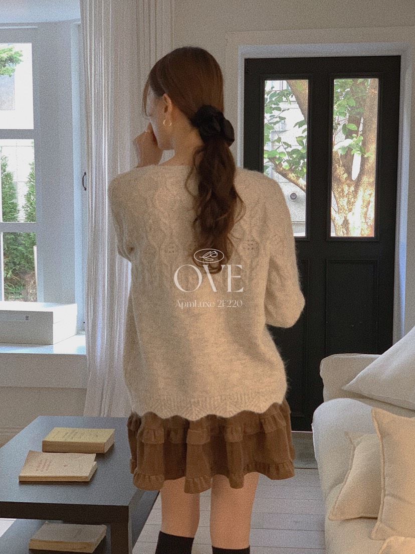 OVE東大門㊣代購女裝新款25秋冬休閑推薦職業時尚真品針織衫OVE針織衫