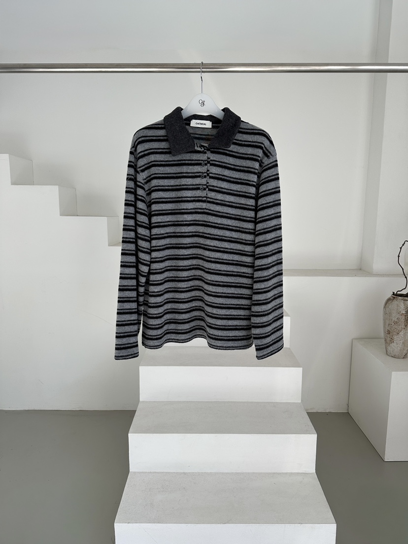 OATMEAL韓國直郵㊣女士新品休閑推薦真品職業人氣25秋冬長袖T恤OATMEAL長袖T恤圖色3