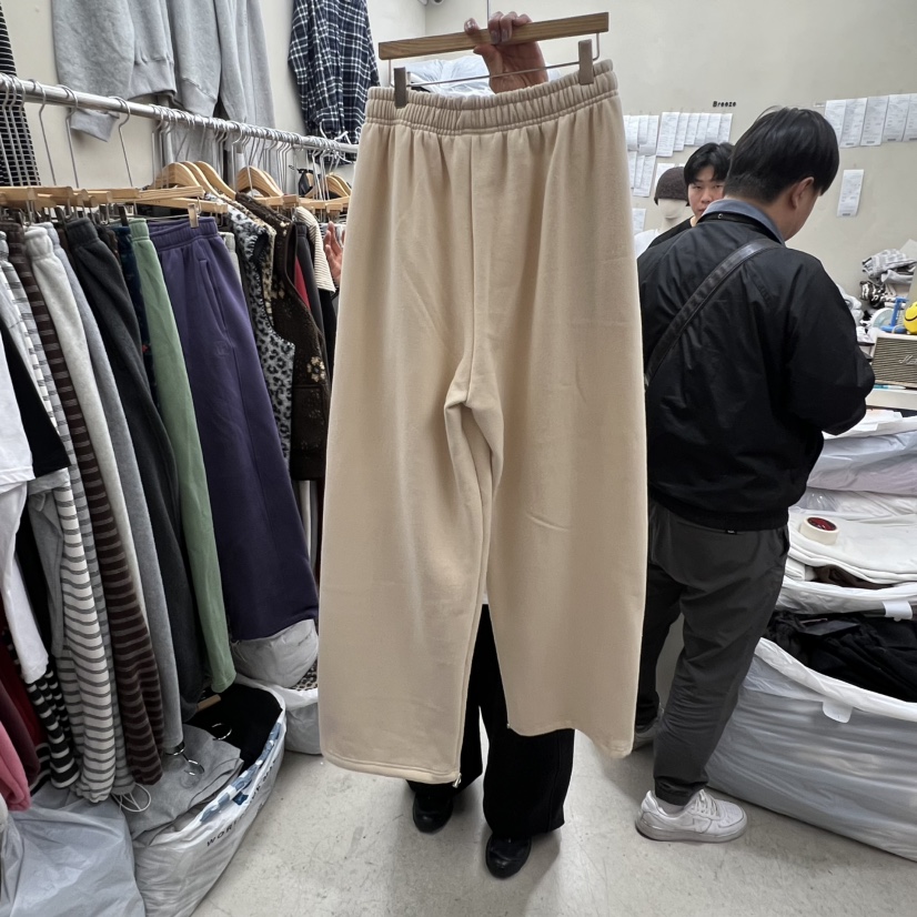 BREEZE韓國代購㊣女士新品真品25秋冬人氣推薦熱賣休閑褲繡花BREEZE休閑褲