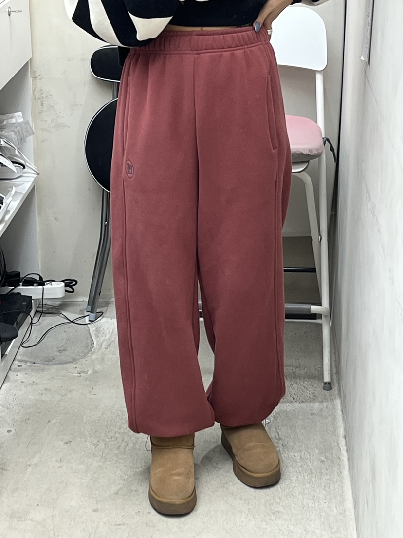 BREEZE韓國代購㊣女士新品真品25秋冬人氣推薦熱賣休閑褲繡花BREEZE休閑褲圖色2