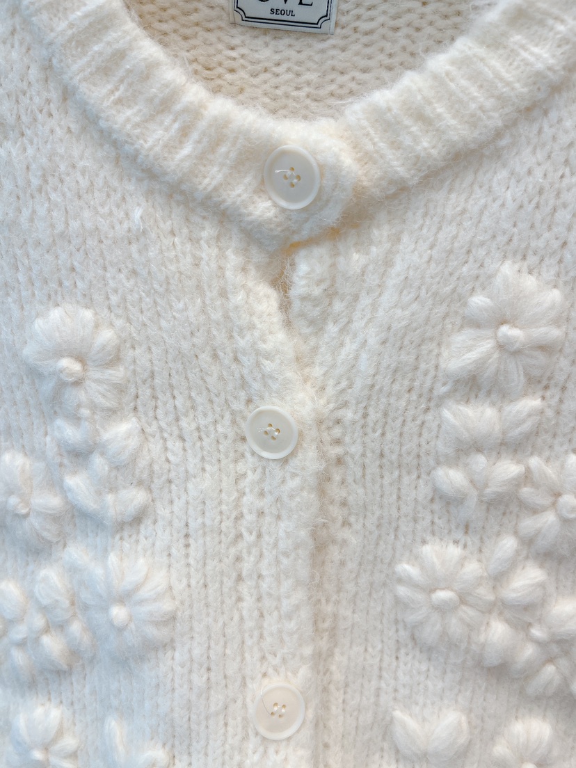 OVE東大門㊣代購女士新款時尚休閑職業熱賣推薦針織衫開襟衫OVE針織衫