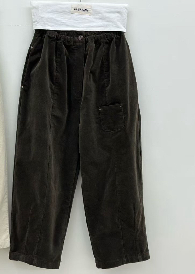 LE JARDINET東大門㊣實拍女士新款推薦真品25秋冬休閑褲口袋LE JARDINET休閑褲圖色1