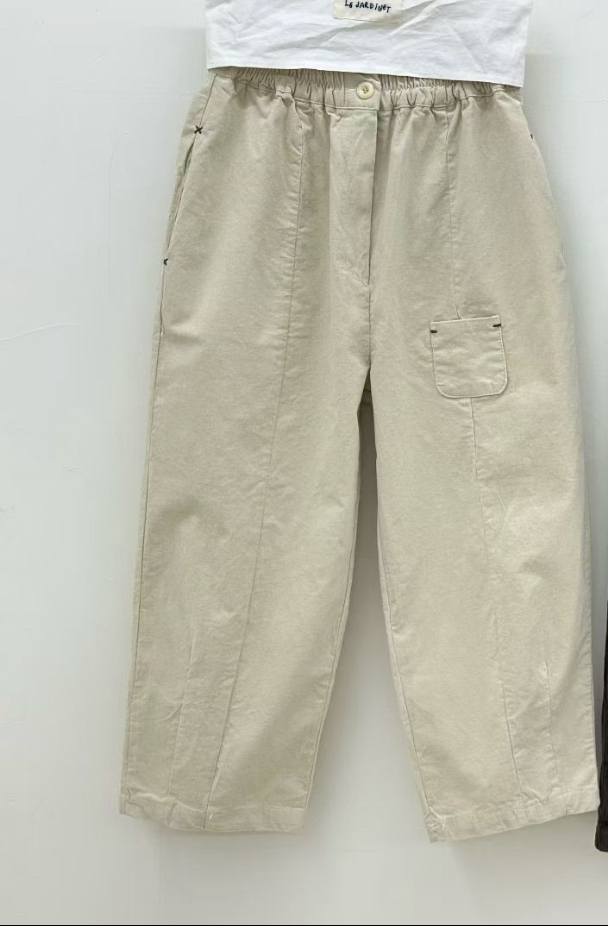 LE JARDINET東大門㊣實拍女士新款推薦真品25秋冬休閑褲口袋LE JARDINET休閑褲圖色2
