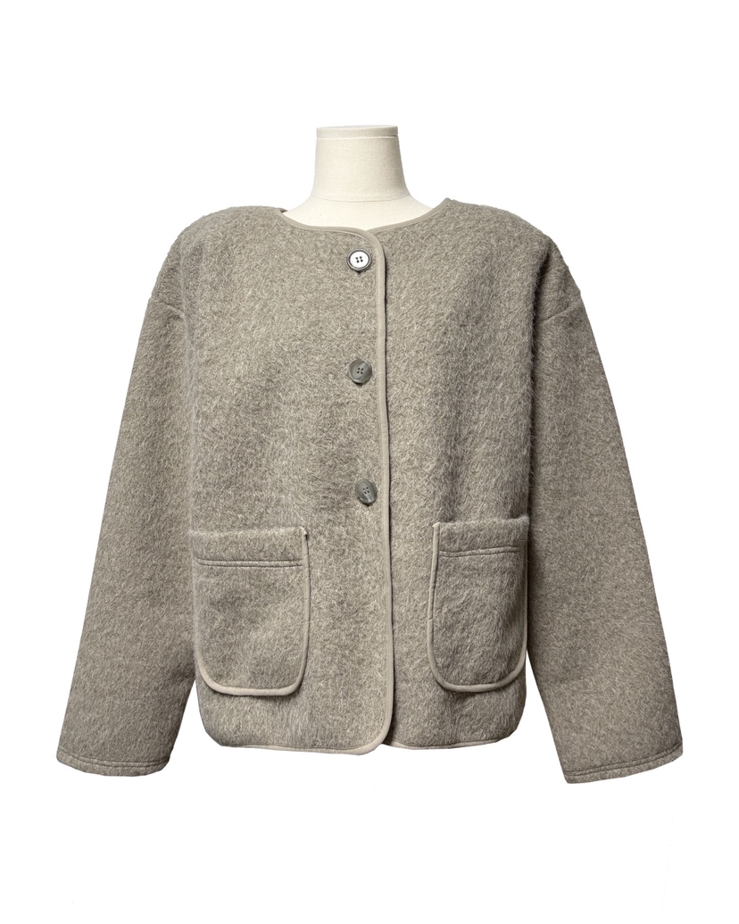 MURREN東大門㊣直郵女裝新品真品人氣職業推薦25秋冬夾克羊毛衫MURREN夾克圖色1