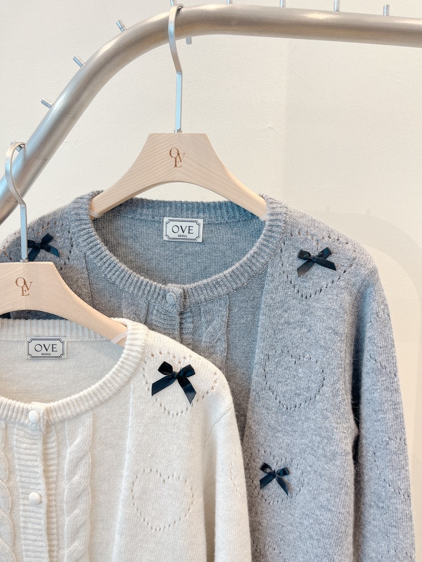 OVE韓國代購㊣女士新品25秋冬熱賣推薦職業時尚人氣針織衫開衫OVE針織衫