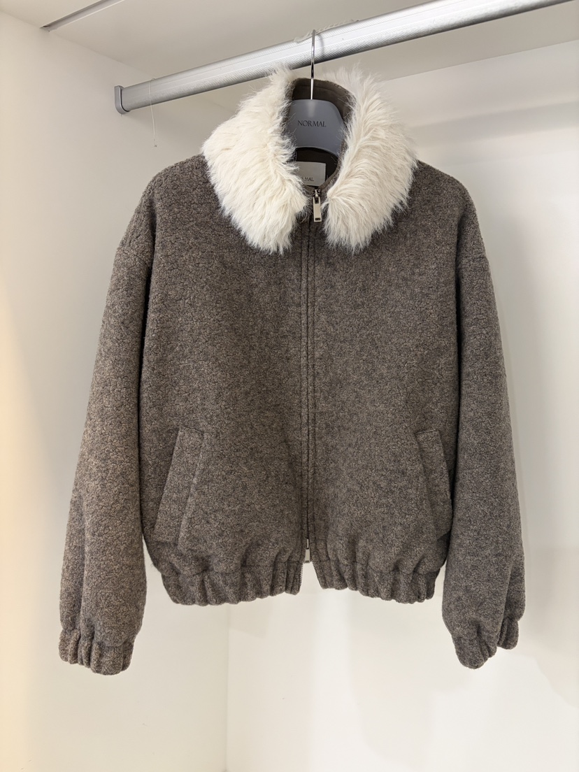 NORMAL東大門㊣實拍女裝新款25秋冬推薦真品熱賣時尚職業夾克NORMAL夾克圖色1