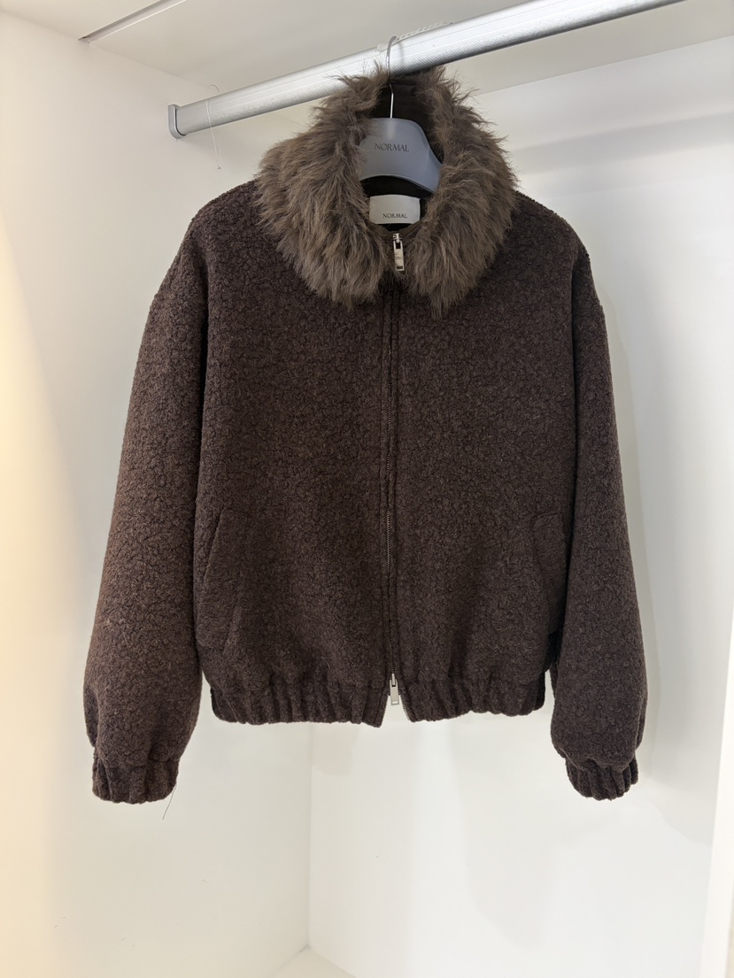 NORMAL東大門㊣實拍女裝新款25秋冬推薦真品熱賣時尚職業夾克NORMAL夾克圖色2