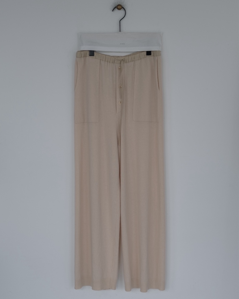 HONG-P韓國代購㊣女士新款真品職業25秋冬休閑褲針織褲紐扣HONG-P休閑褲圖色2