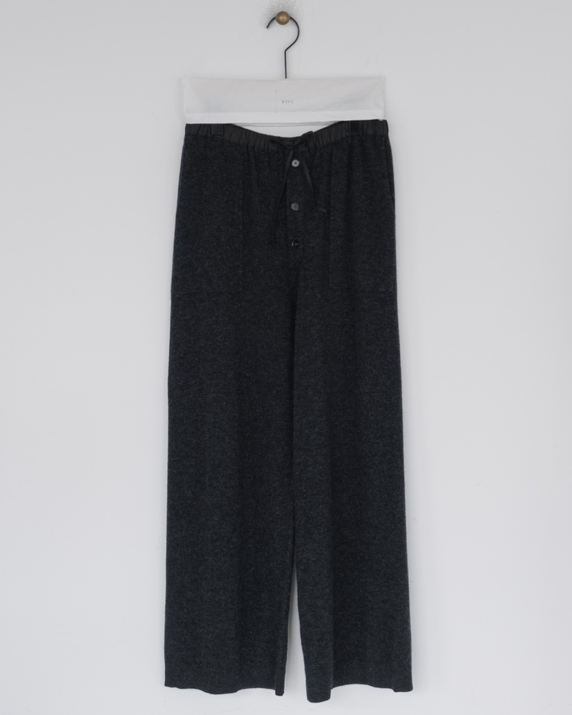 HONG-P韓國代購㊣女士新款真品職業25秋冬休閑褲針織褲紐扣HONG-P休閑褲圖色3